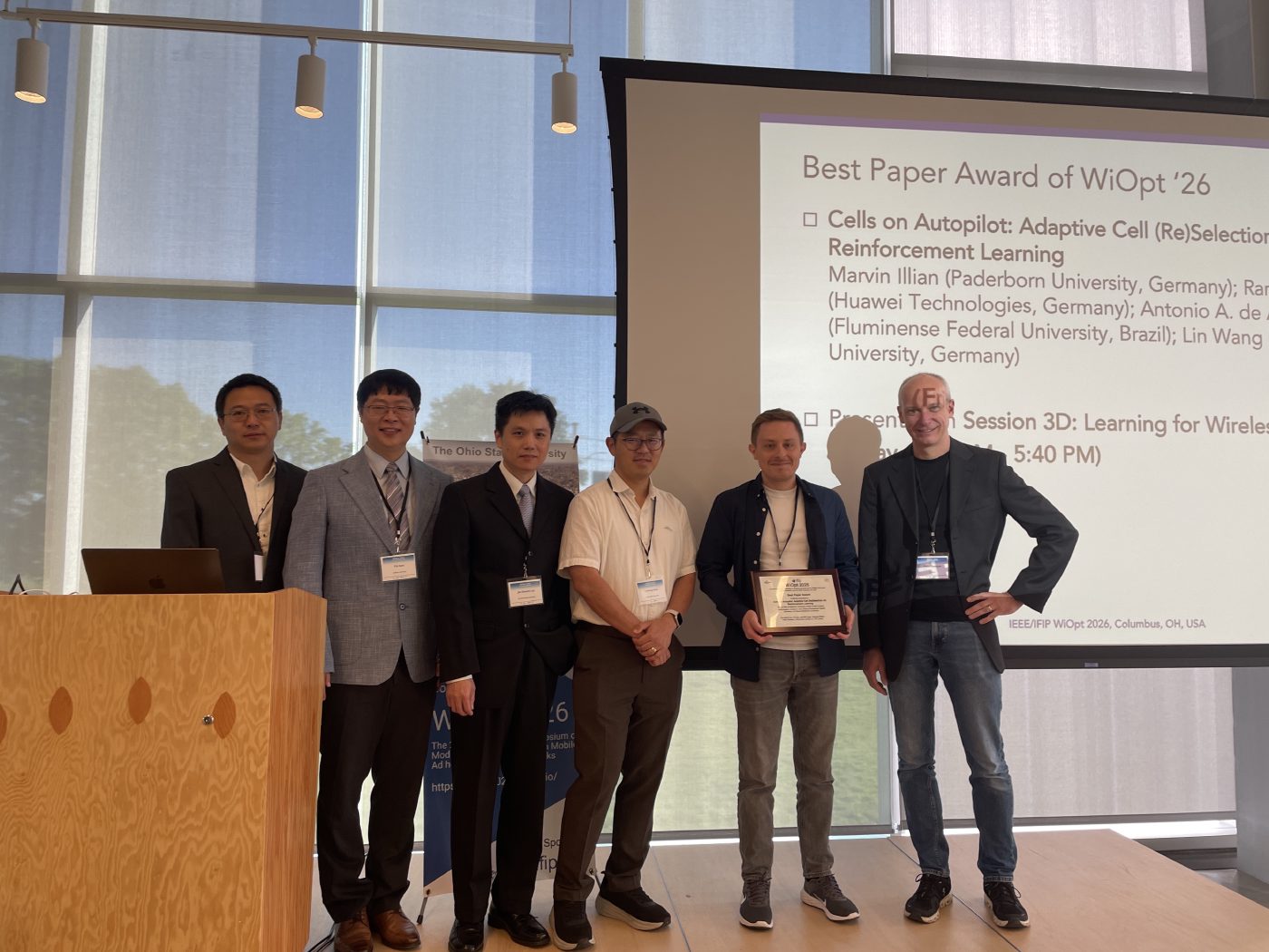 Best Paper Received by Marvin Illian